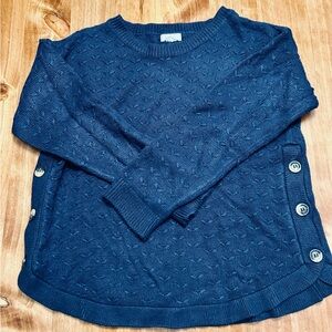 Fat Face Women's Navy Sweater with Button Detail 6